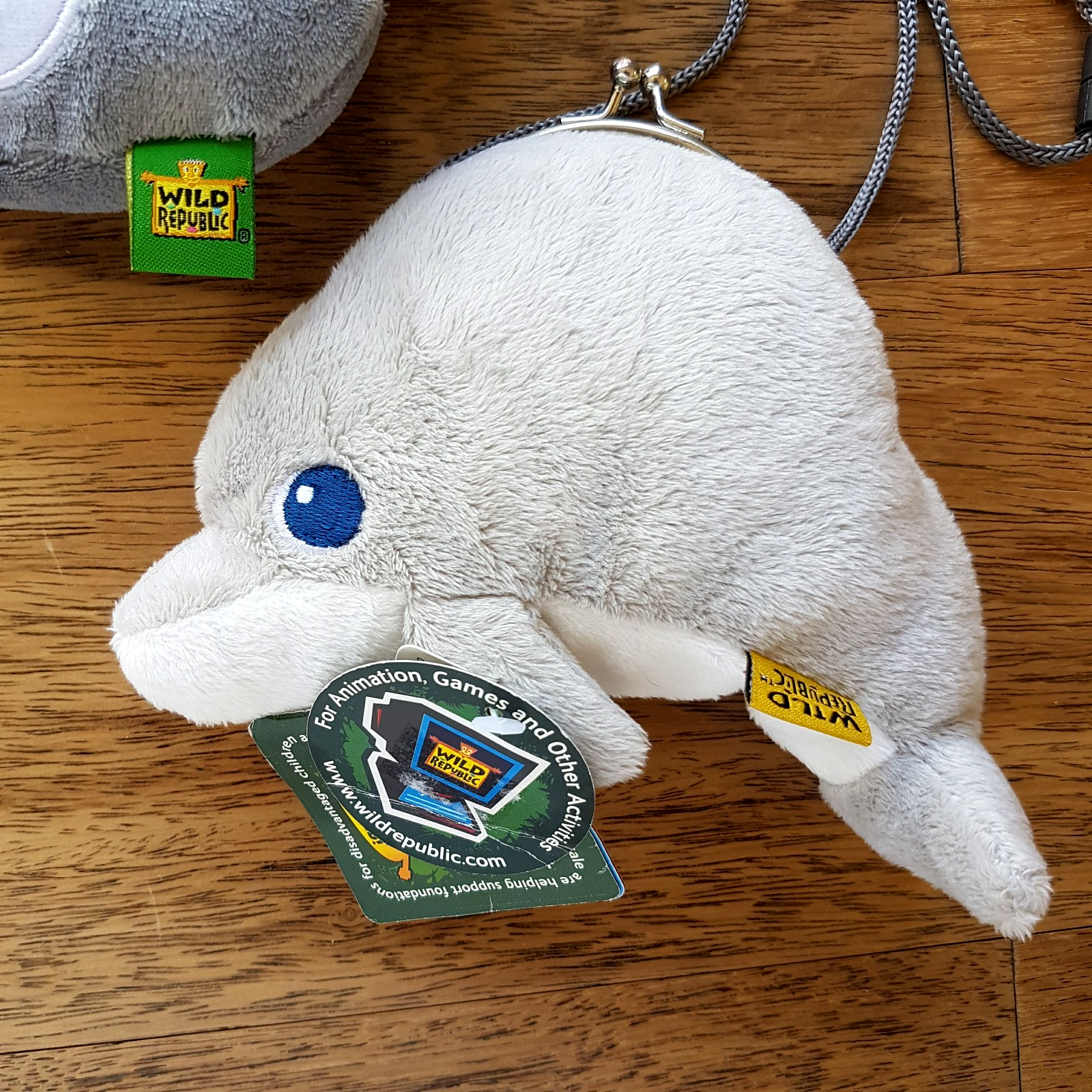 Wild Republic KOALA & DOLPHIN Plush Purse X 2 Shoulder Bag Kids Plush Animal Toy6