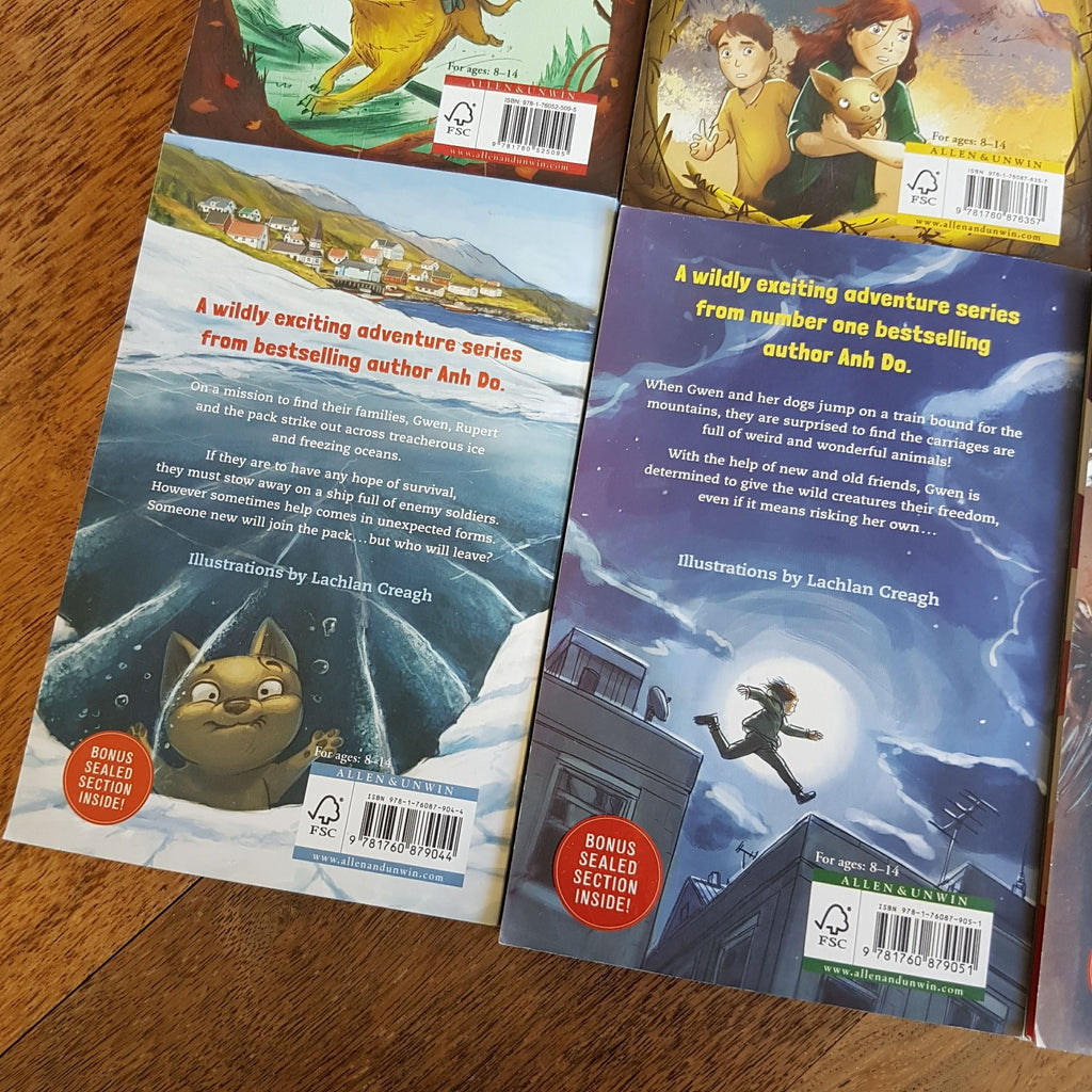 Anh Do WOLF GIRL 1 8 Fantasy Book Bundle Lot Kids Paperback Illustrated Novel15