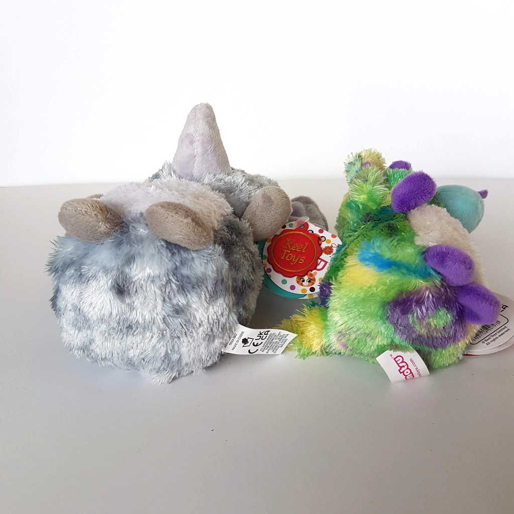 Mini Motsu ERNEST & TROY Rhino Elephant Plush TAGS Stuffed Animal Soft Toy Small9