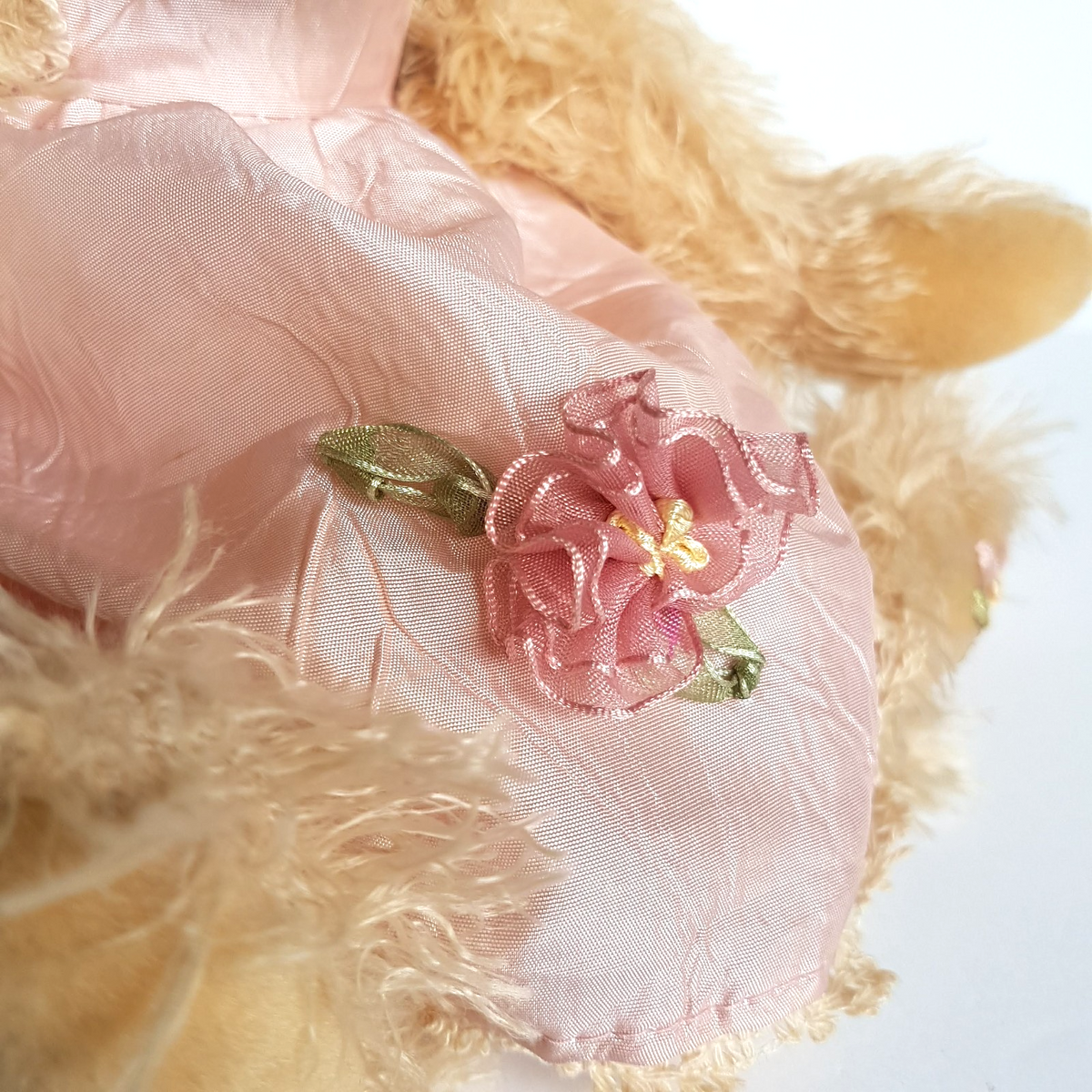 Settle Bears ROSE TAFFETA TEDDY Bear 28cm Plush JOINTED Soft Toy Stuffed Animal4