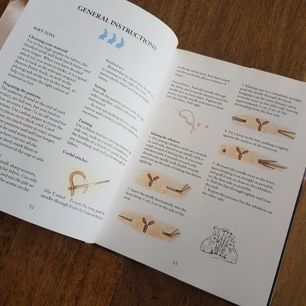 Make your own BEATRIX POTTER TOYS Sewing Patterns HOW TO Make Eden Toys DIY Book3