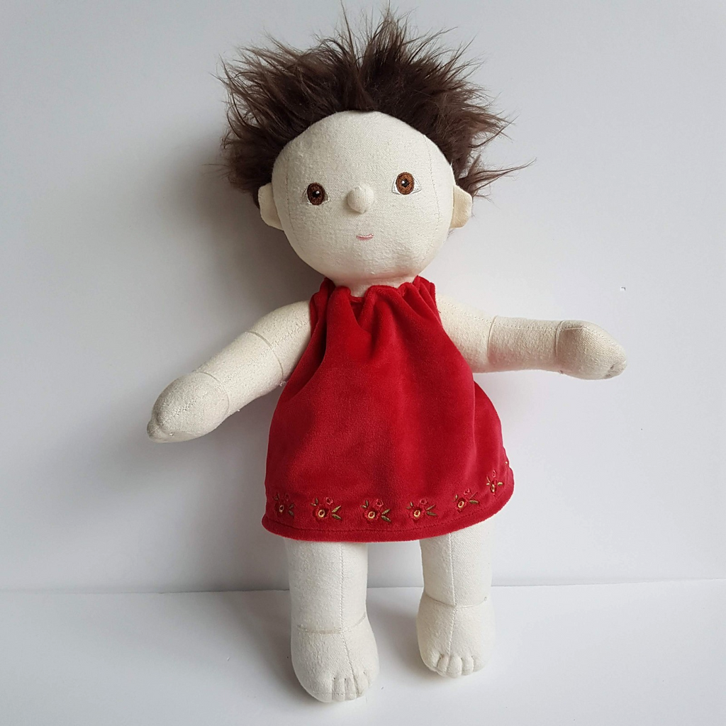 Olli Ella DINKUM DOLLS Doll Soft Toy 37cm Clothes Brunette Brown Eye Articulated0