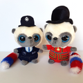 YooHoo Friends BRITISH ROYAL GUARD & POLICE LEMUR Plush Stuffed Animal Soft Toy0