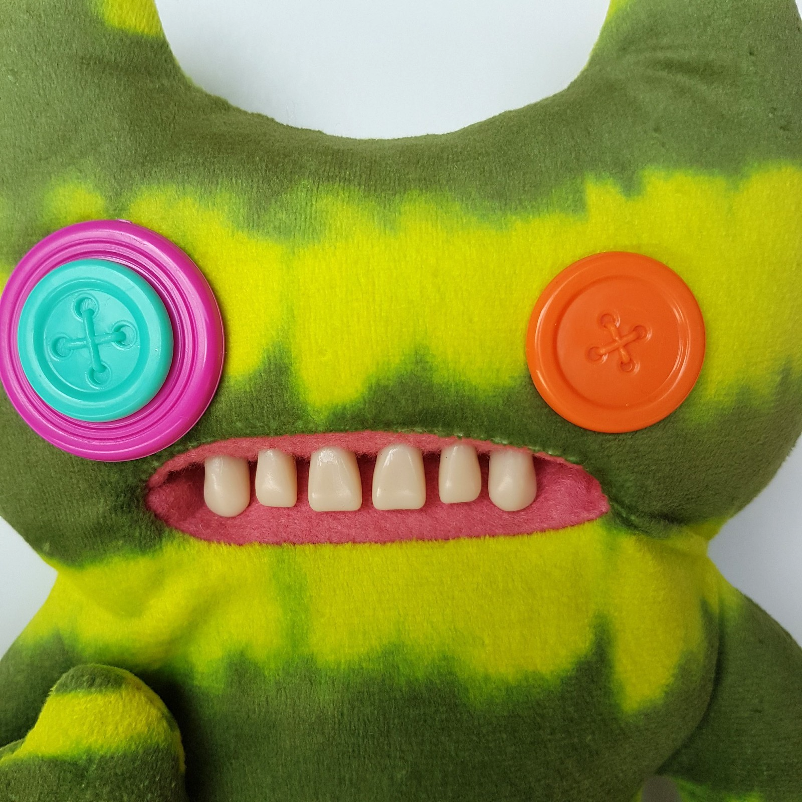 FUGGLER 2023 Laboratory Misfits Indecisive Monster + Mini Green Plush Soft Toys6