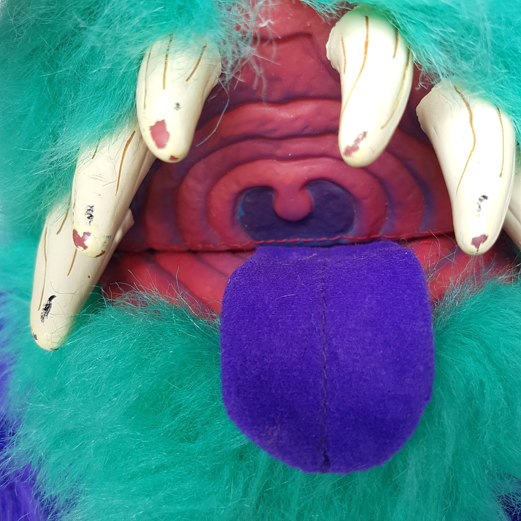 VTG My Pet Monster RARK 1986 Plush Puppet Stuffed AMTOY Soft Toy NO HANDCUFFS6
