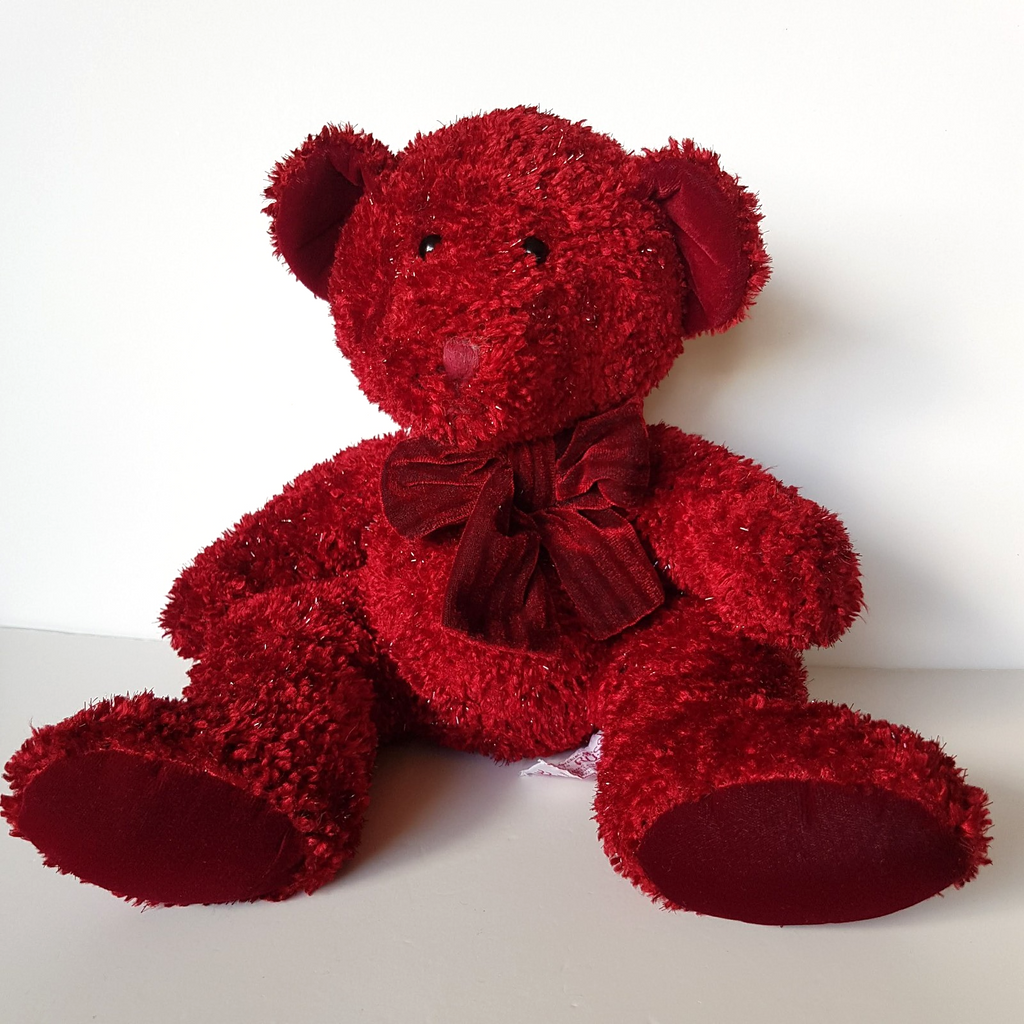 Russ ROSETTA SPARKLE RUBY Teddy Bear Plush Stuffed Animal Soft Toy Christmas Toy2