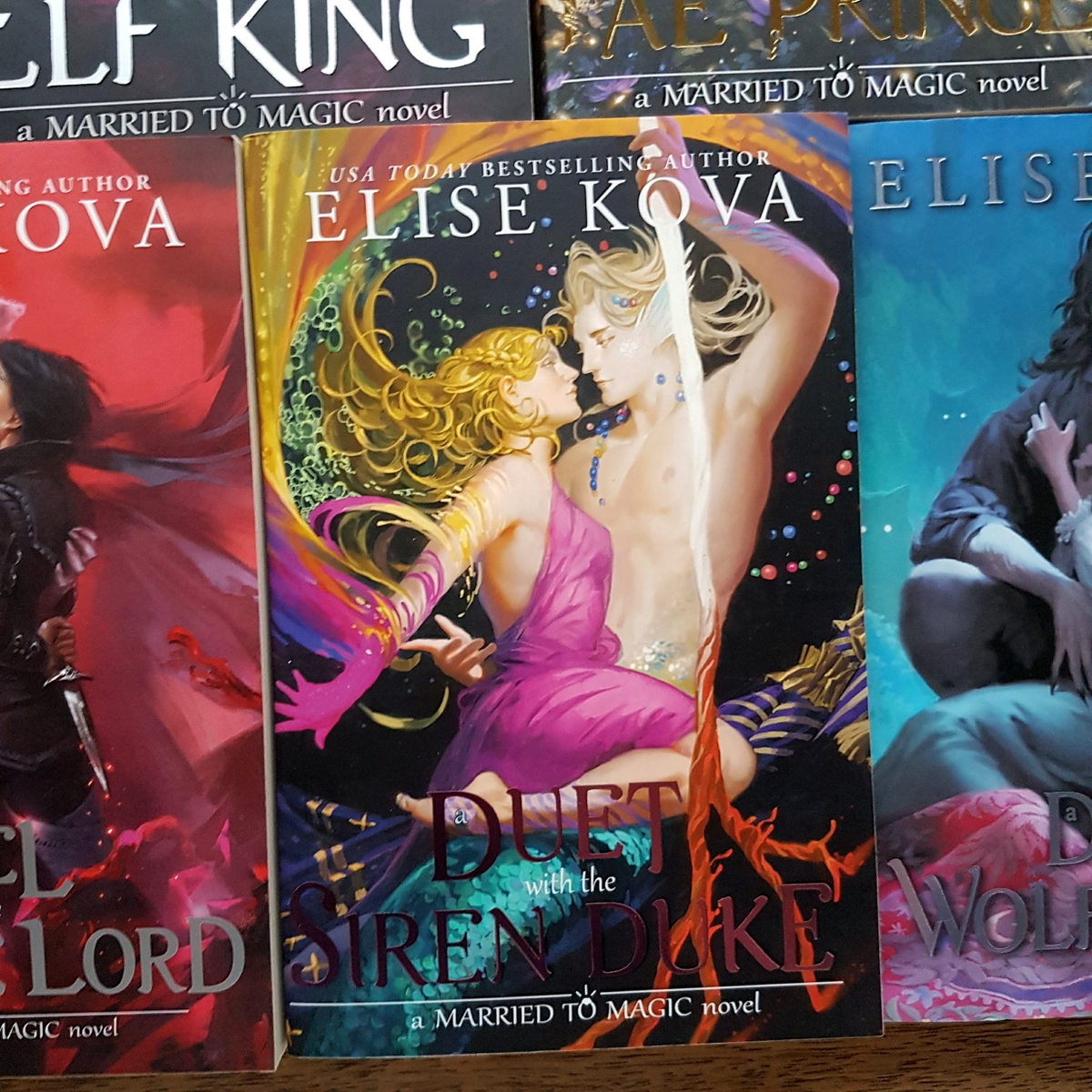 Elise Kova MARRIED TO MAGIC Books Complete 1 2 3 4 5 Fantasy Romance PB Like New4