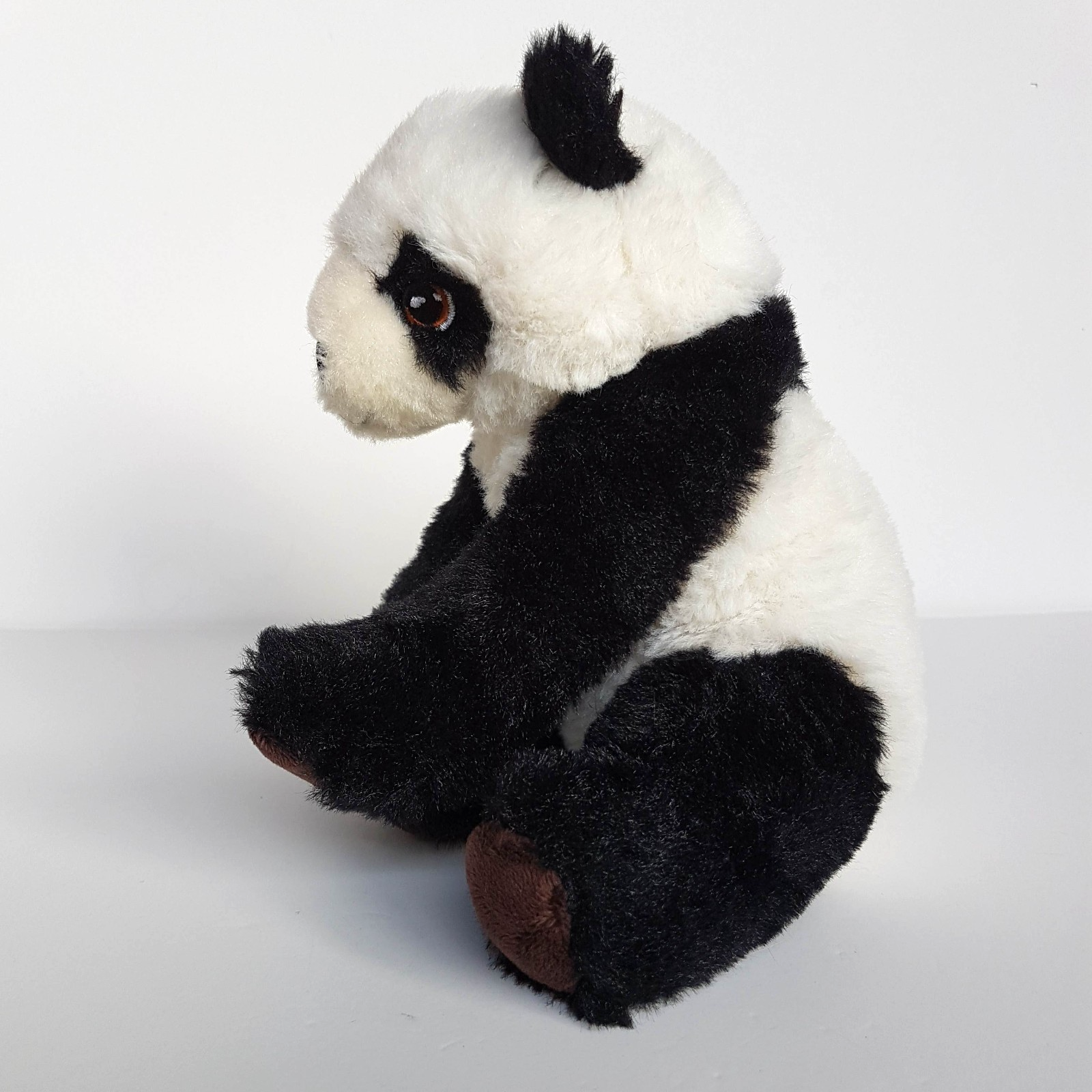 Keel SMALL PANDA Plush Soft Toy 17cm Stuffed Animal Black White Embroidery Eyes2