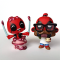 Funko Mystery Minis DEADPOOL 30th Anniversary + Coffee Barista Action Figure Toy0