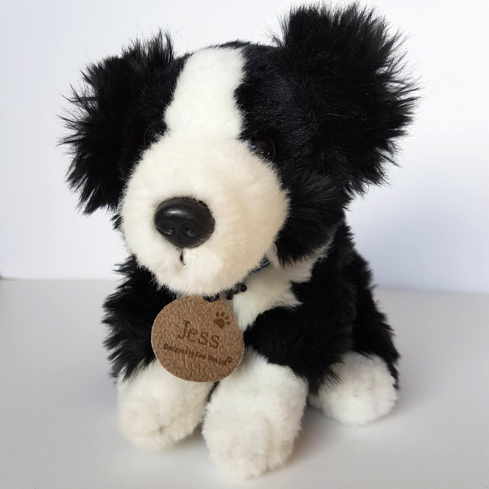 Keel Toys JESS BORDER COLLIE Dog Puppy Plush Soft Toy Stuffed Animal Black White1