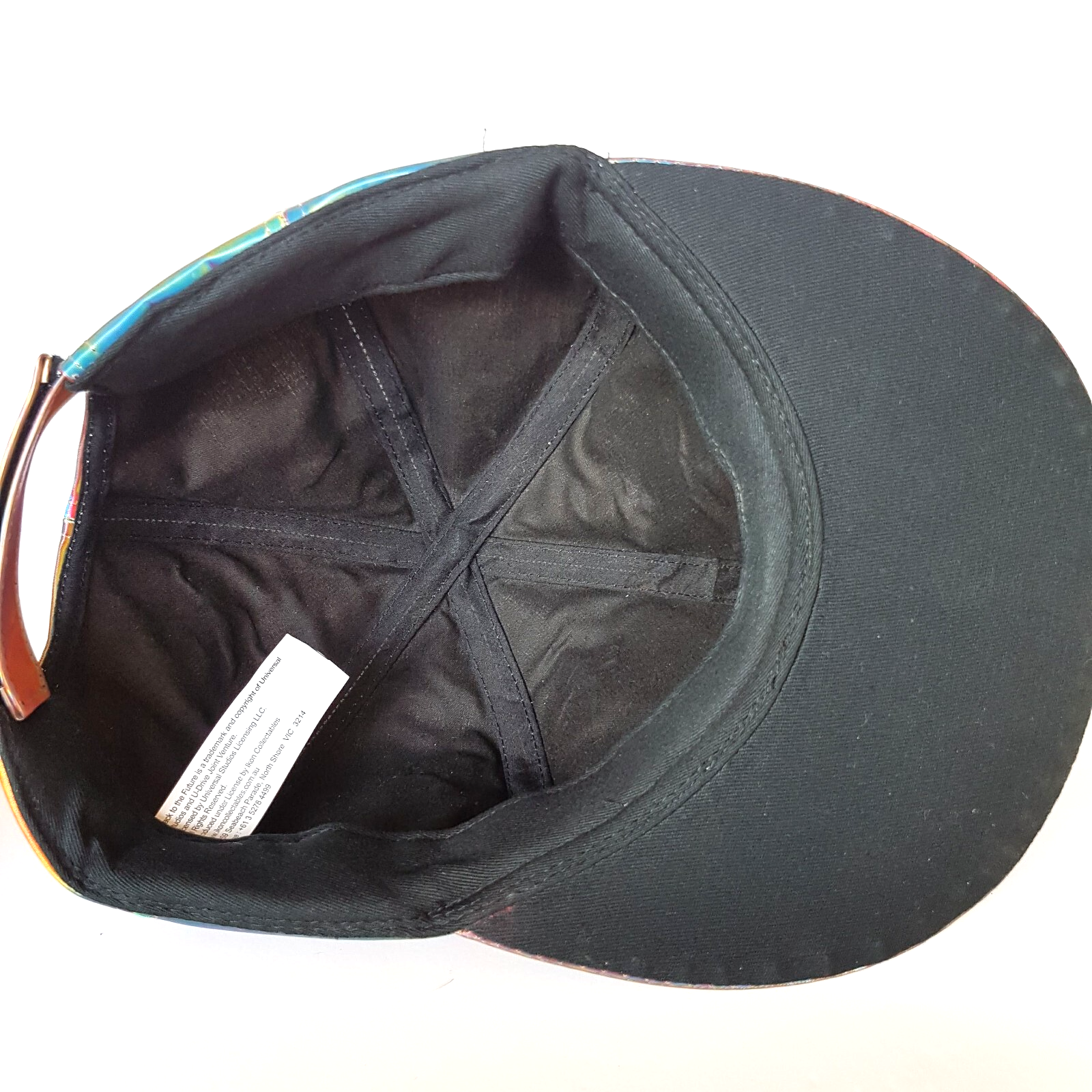 Authentic BACK TO THE FUTURE Holographic Cap Hat Universal Movie Merchandise11