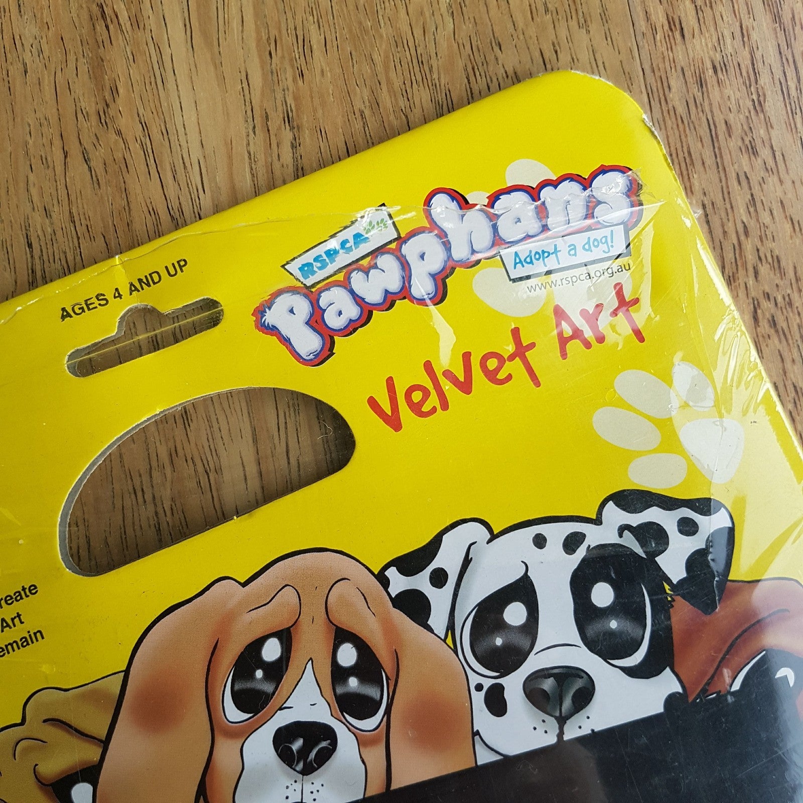 Super Rare PAWPHANS VELVET ART Activity Pack 2006 Collectible RSPCA Adopt A Dog9