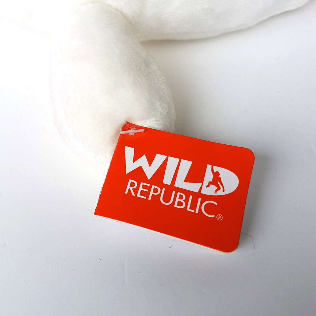 Wild Republic Mini Cuddlekins WHITE BELUGA WHALE 38cm Stuffed Animal Soft Toy2