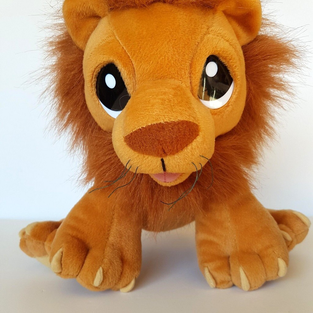PROTECTED PALS Lion Wild Cat Plush Stuffed  Animal Big Eyes Pawphans Soft Toy5
