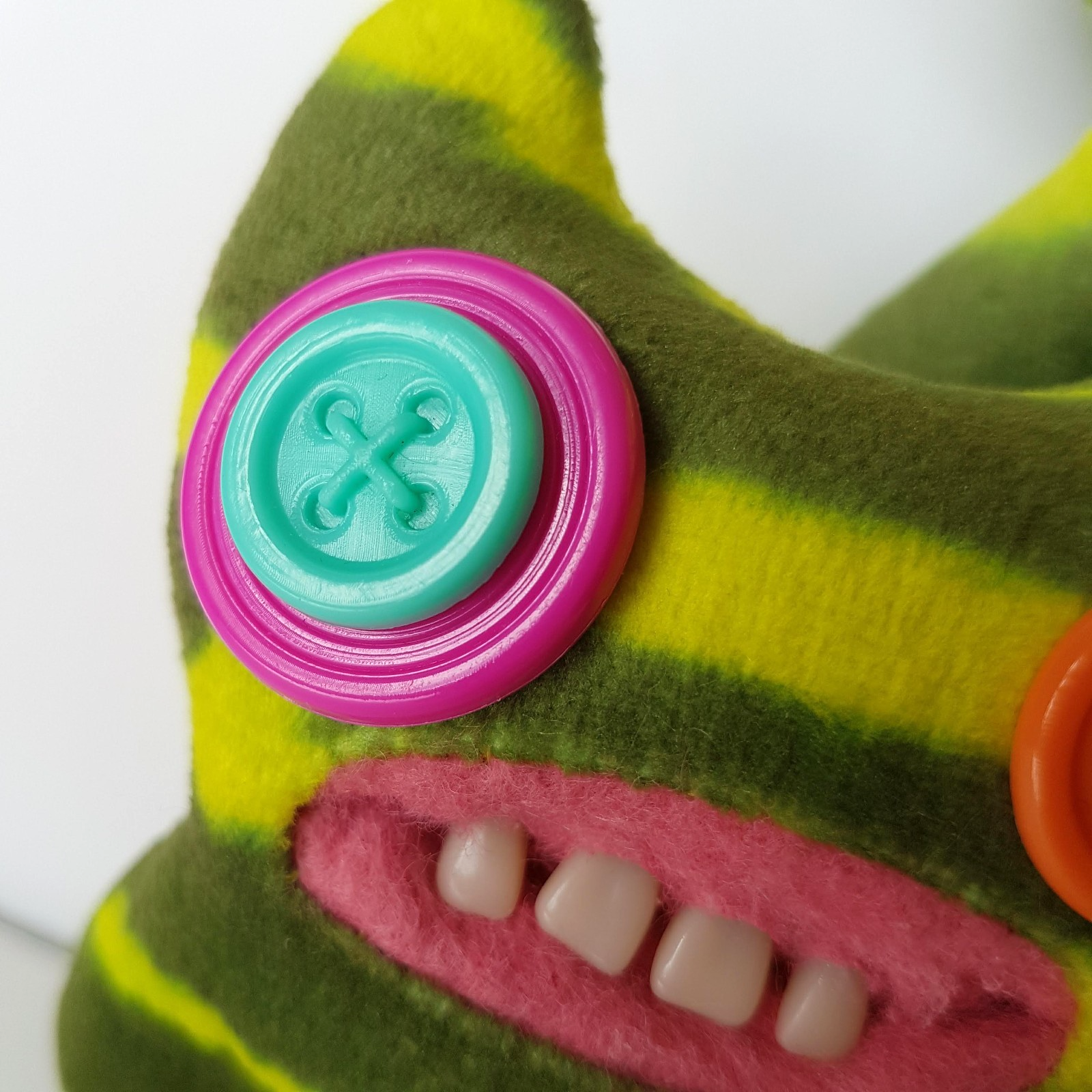 FUGGLER 2023 Laboratory Misfits Indecisive Monster + Mini Green Plush Soft Toys9