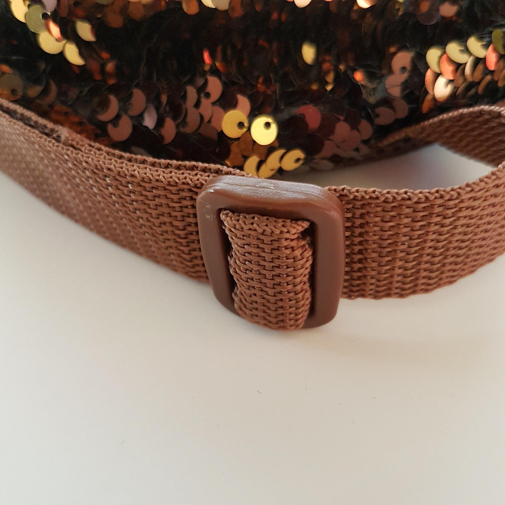 TY Sequin BRUTUS DOG Backpack Sequin Puppy Kids Animal Backpack School Bag Brown17