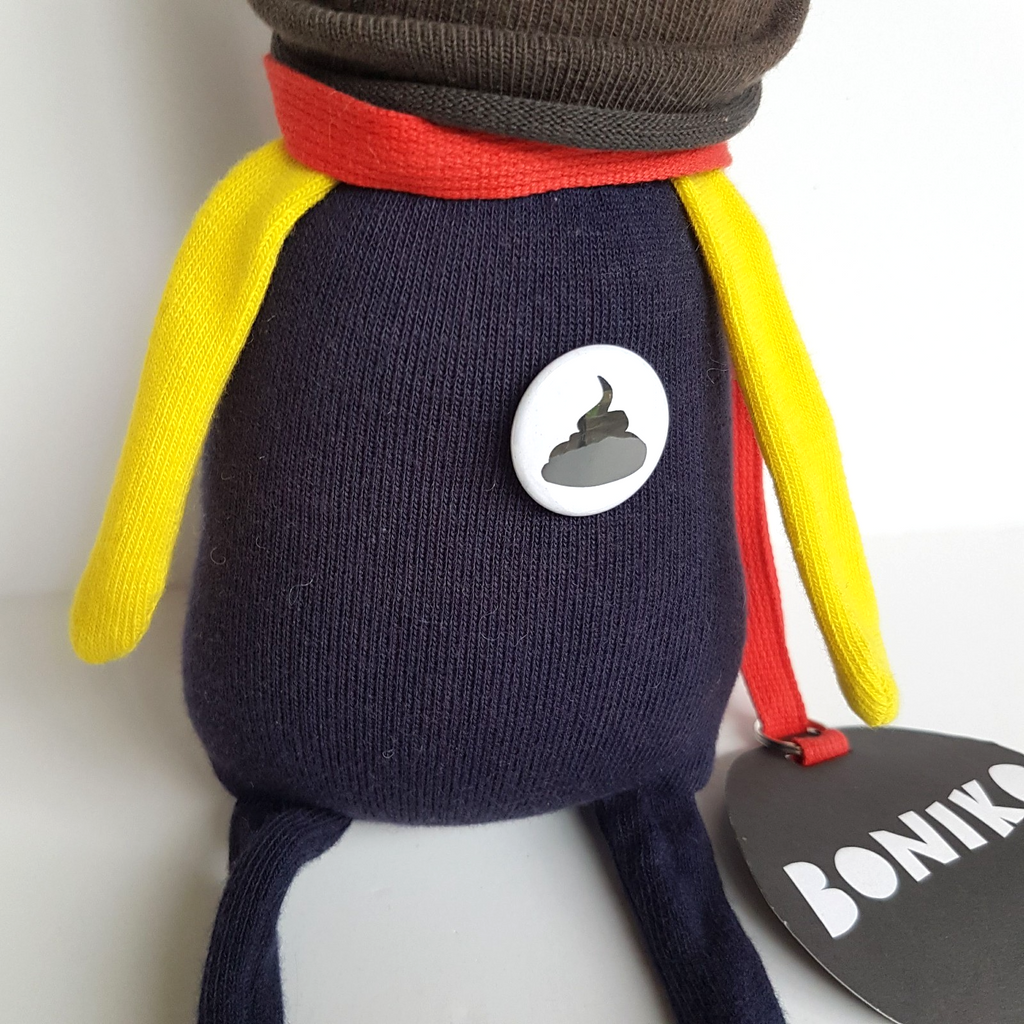 Super Rare BONIKO BON DOLL Retired Plush Sock Artist Soft Toy Collectible Unique4