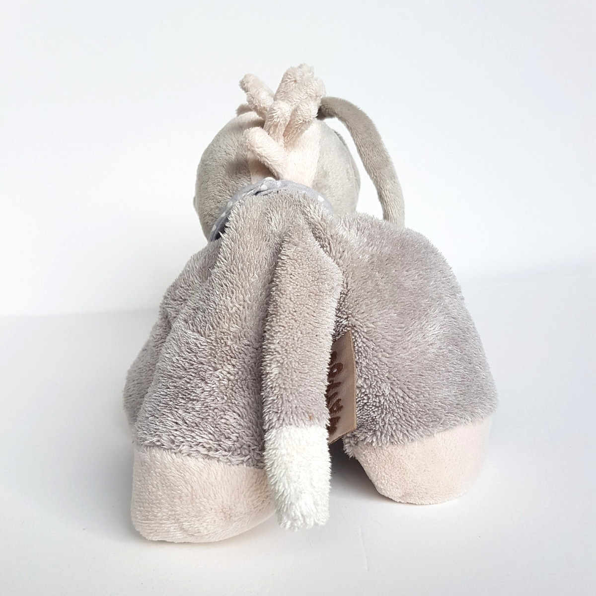Nattou Plush DONKEY MUSIC BOX Lovey Comforter Sleep Stuffed Animal Soft Toy Grey3