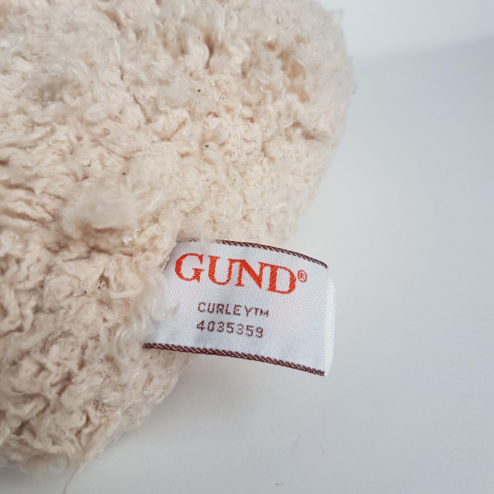 Rare Gund CURLEY LAMB SHEEP Plush Stuffed Animal Soft Toy Hard To Find Floppy12