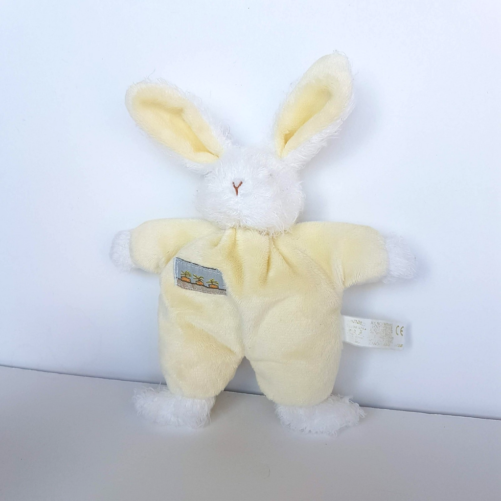 Bunnies By The Bay RABBIT RATTLE Plush Security Comforter Soft Toy Baby Play Toy2