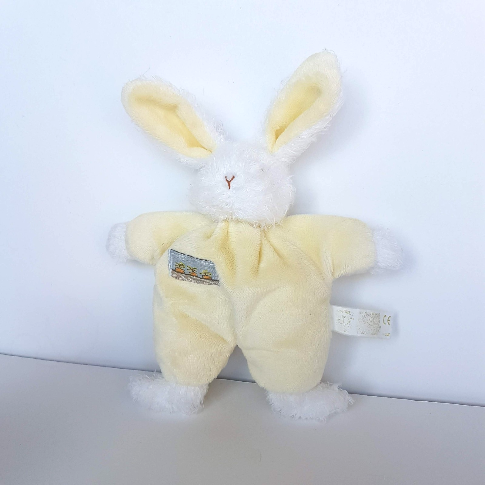 Bunnies By The Bay RABBIT RATTLE Plush Security Comforter Soft Toy Baby Play Toy2