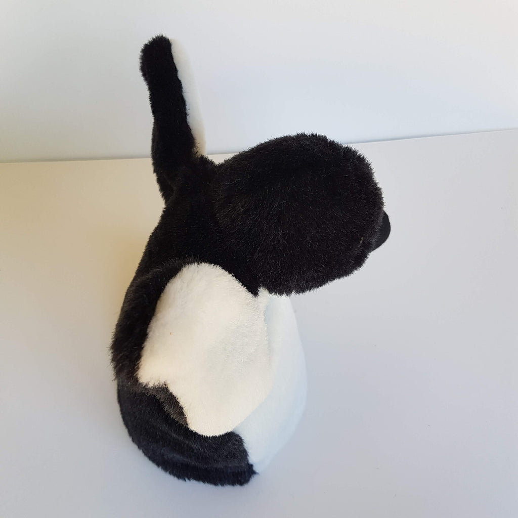 Dinki Di PENGUIN Hand PUPPET 9” SQUEAKER Plush Stuffed Animal Sea Bird Soft Toy5