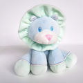 Vintage EDEN PASTEL LION Velour Baby Plush Rattle Stuffed Animal Lovey Soft Toy0