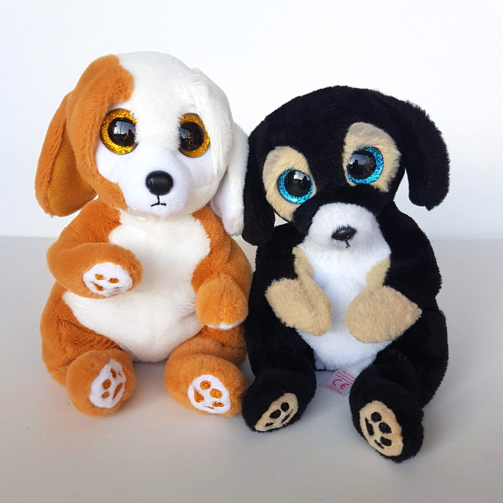 TY Beanie Bellies PUPPY DOG Ruggles Ranger 22cm Soft Toy Plush Stuffed Animal0