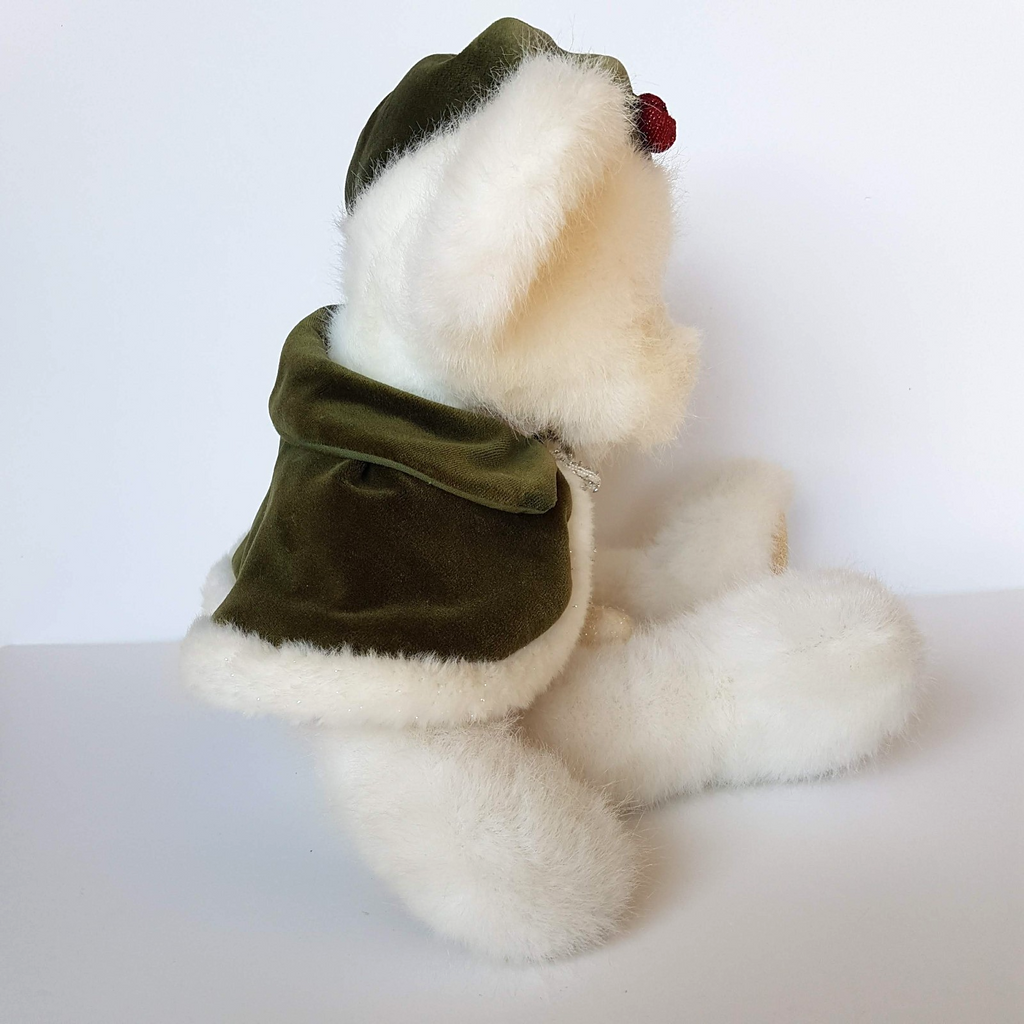Large Russ TEDDY BEAR CRYSTAL 44cm White Snow Christmas Stuffed Animal Soft Toy9