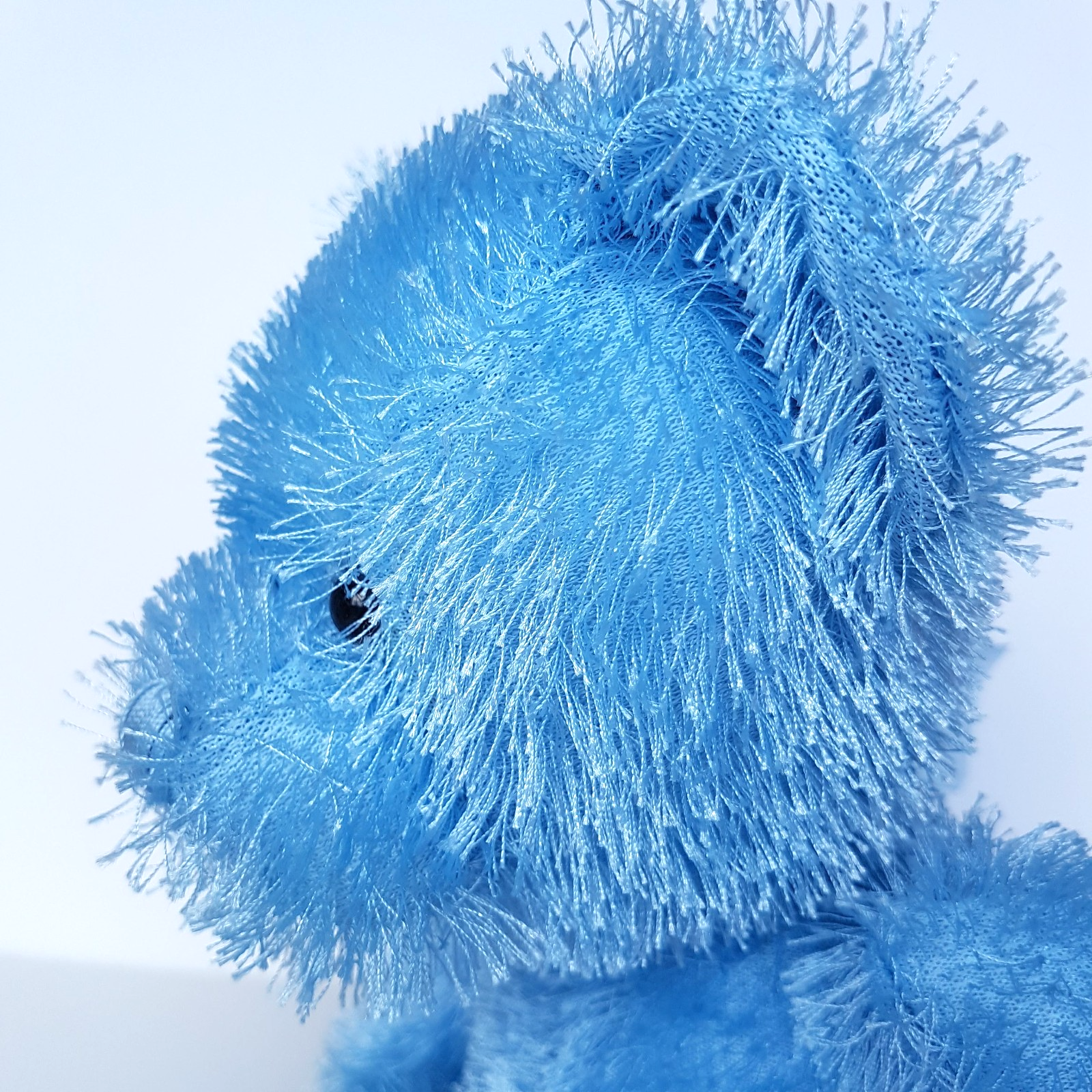 Soft Cuddles CANDY BLUE Teddy Bear 35cm Plush Soft Toy Stuffed Animal Bow Floppy5