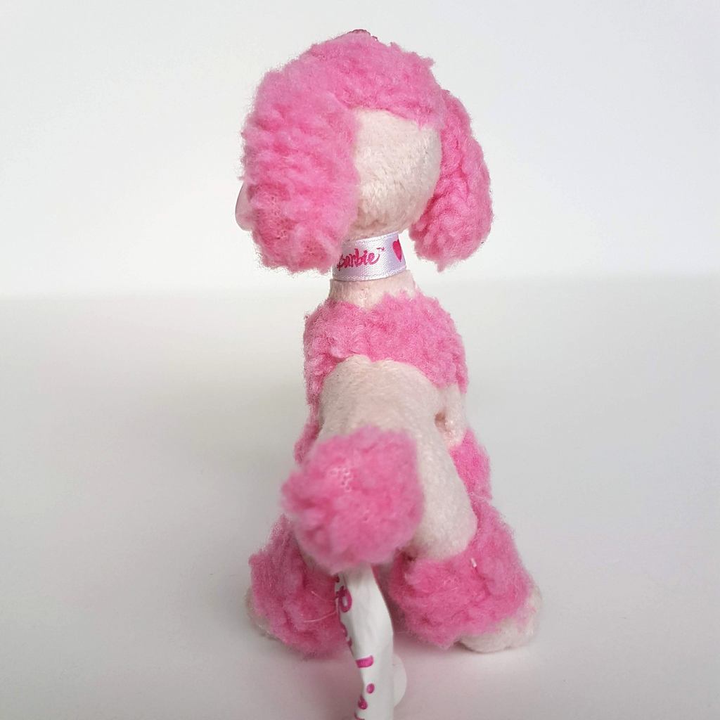BARBIE PINK POODLE Mattel Key Ring Clip On 2006 Plush Stuffed Animal Soft Toy3