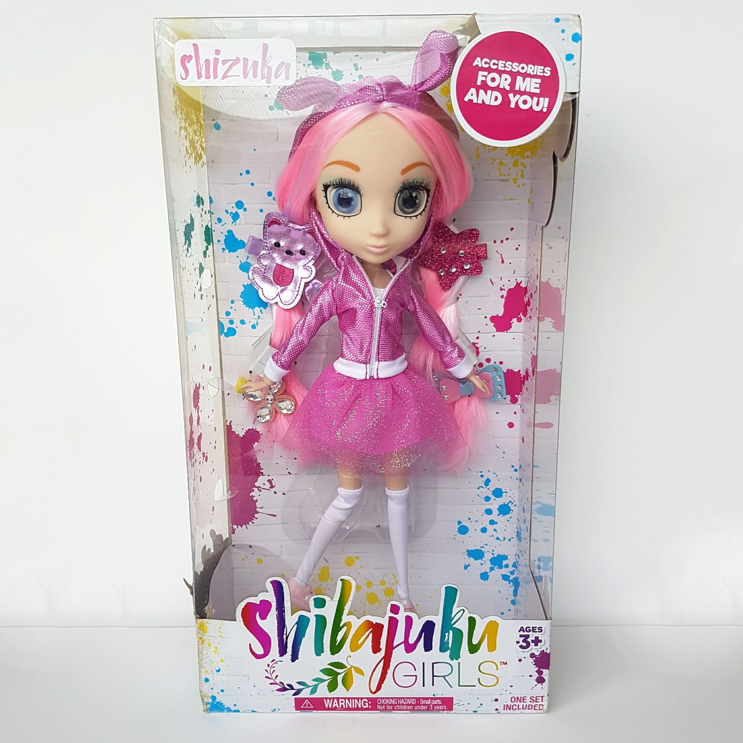 SHIBAJUKA GIRLS Doll SHIZUKA 2016 13" Retired Rare NRFB Fashion Doll Pink Toy0