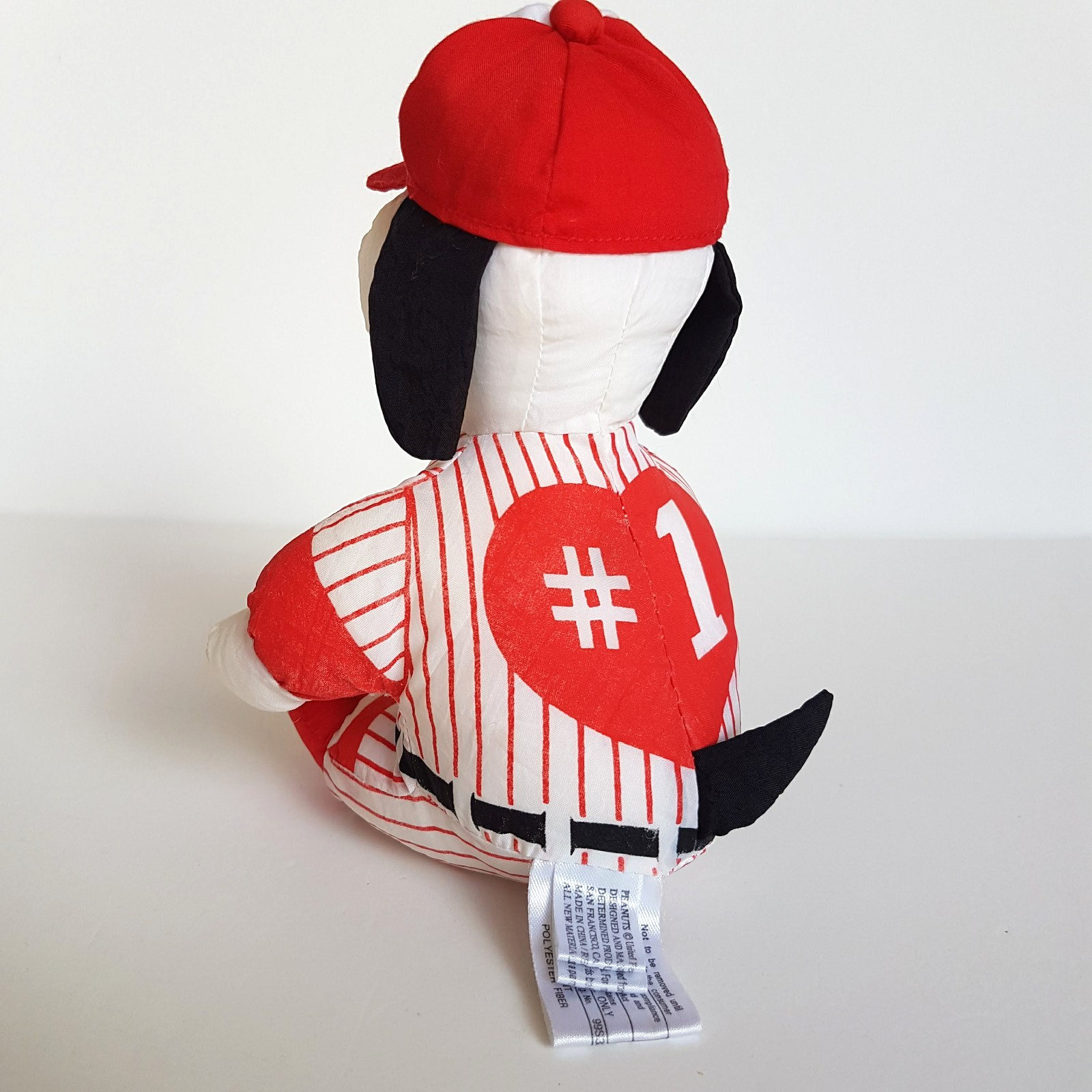 Peanuts SNOOPY WHITMAN'S Baseball DOG Plush 17cm Soft Toy Taffeta Stuffed Animal3