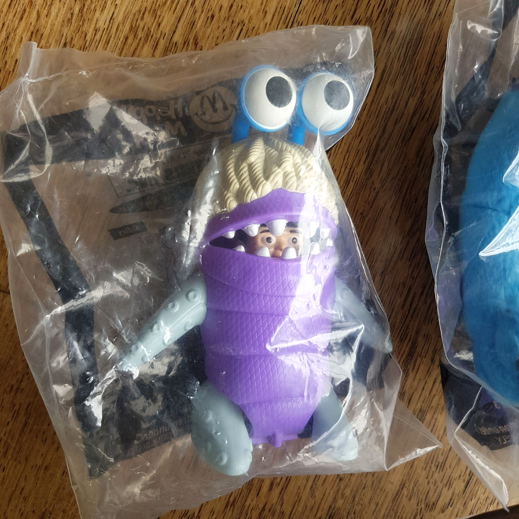 McDonald’s Happy Meal Toys MONSTERS INC Sealed Sully Boo Waternoose Plastic Toys1