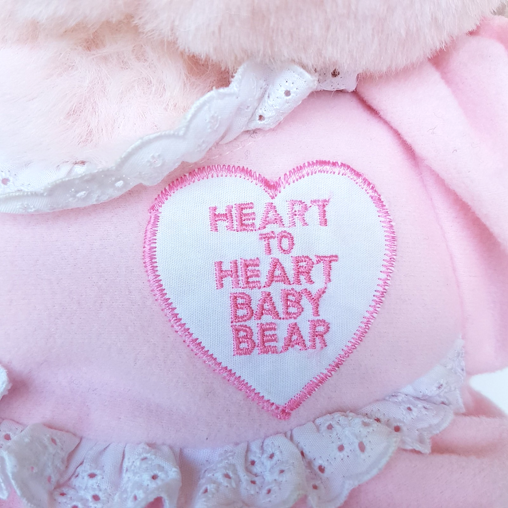 Vintage HEART TO HEART BABY BEAR Plush 37cm Mothercare Chosun NO HEART Soft Toy6