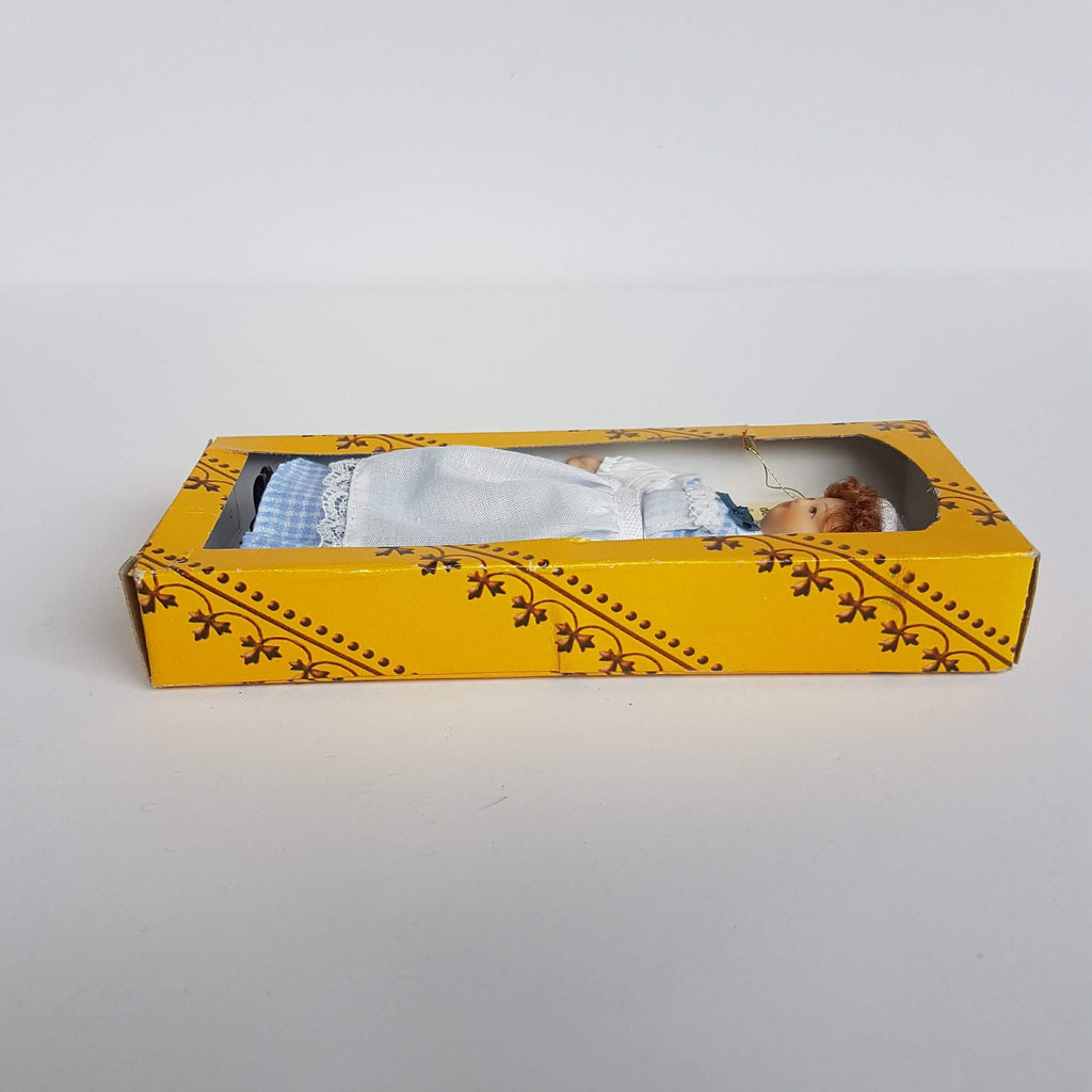Del Prado Doll House VICTORIAN NANNY MAID Doll Blue White Collectible Toy BOX7