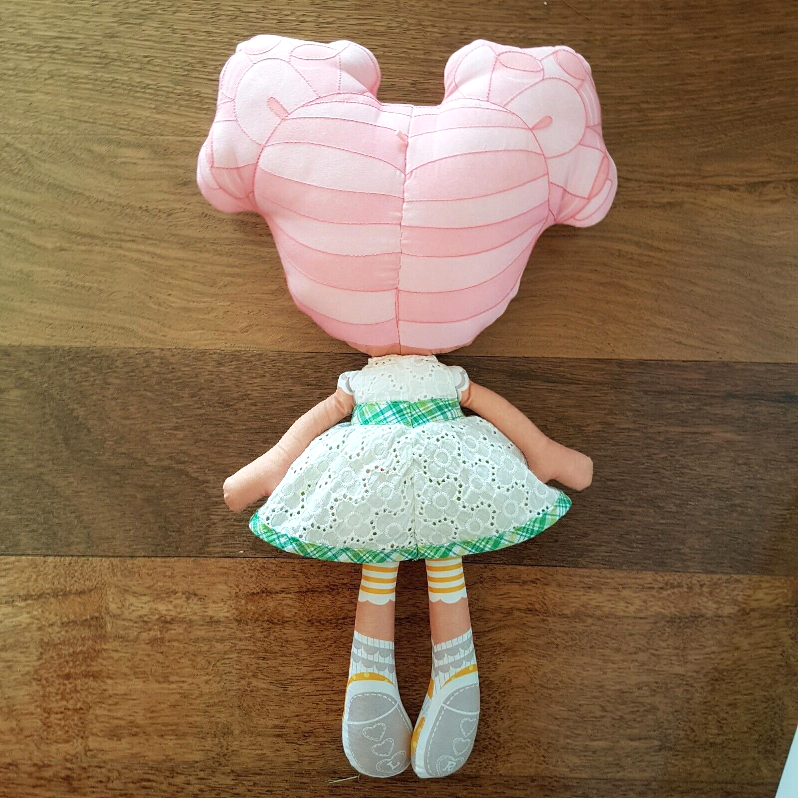 EUC Lalaloopsy BLOSSOM FLOWERPOT 18" Plush Fabric Rag Doll Lace Dress Embroidery5