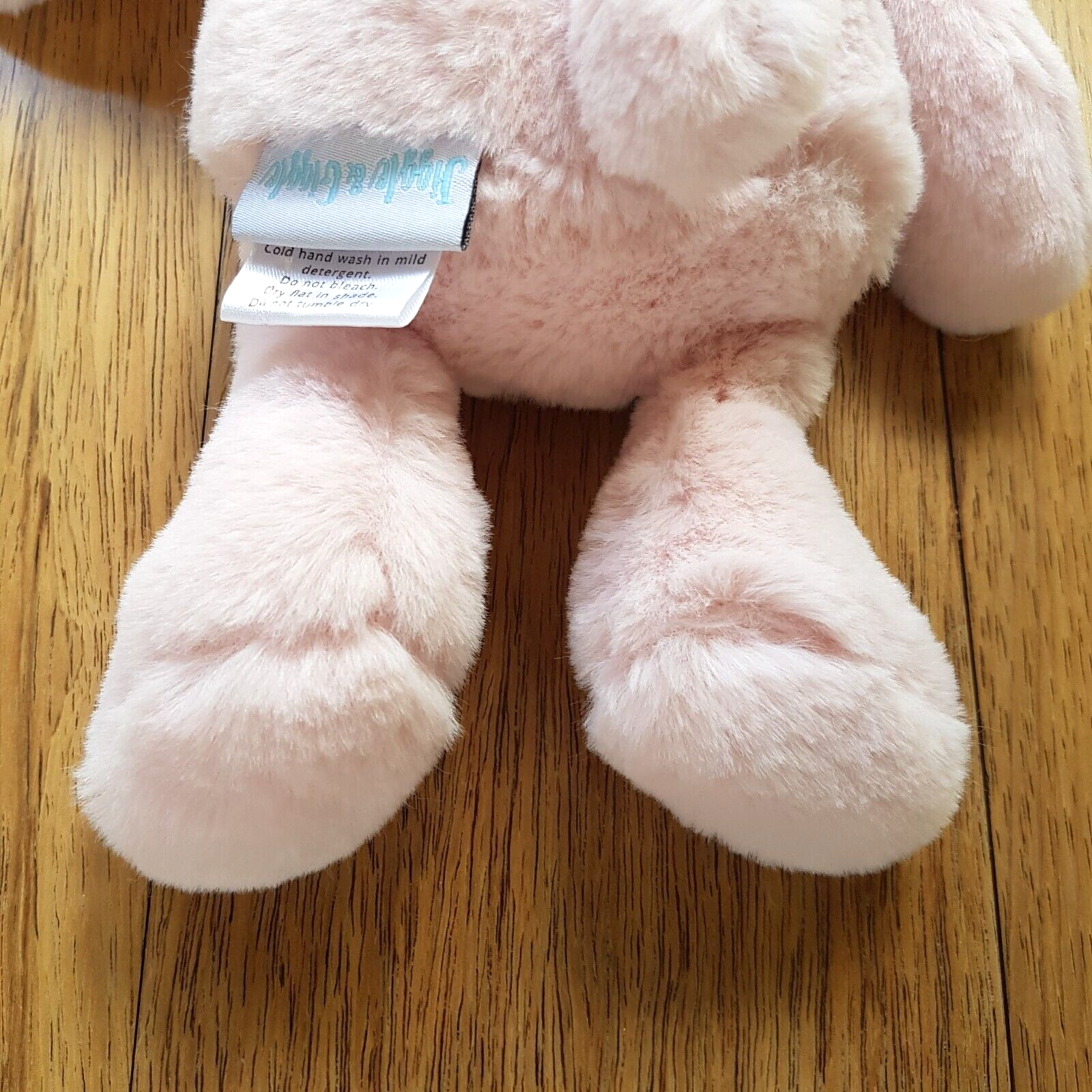 Jiggle & Giggle BABY BUNNY LOVEY Pink 26cm Rabbit Plush Soft Toy Animal Comfort7