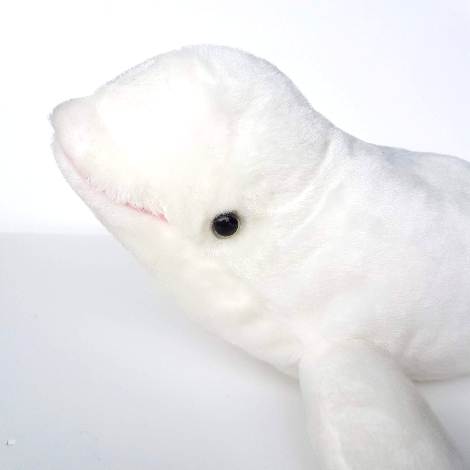 Wild Republic Mini Cuddlekins WHITE BELUGA WHALE 38cm Stuffed Animal Soft Toy1