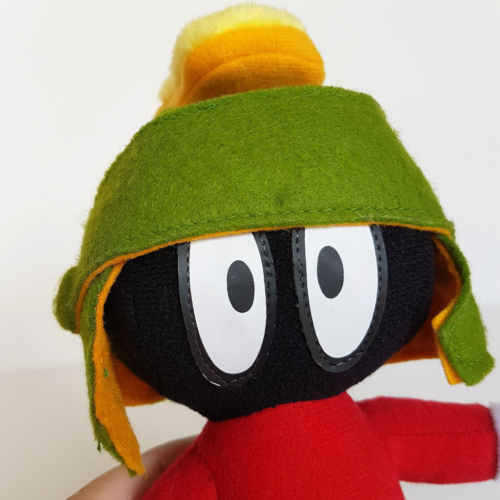 Vintage MARVIN THE MARTIAN Looney Tunes 29cm Plush 1999 Soft Toy Cartoon Toys9
