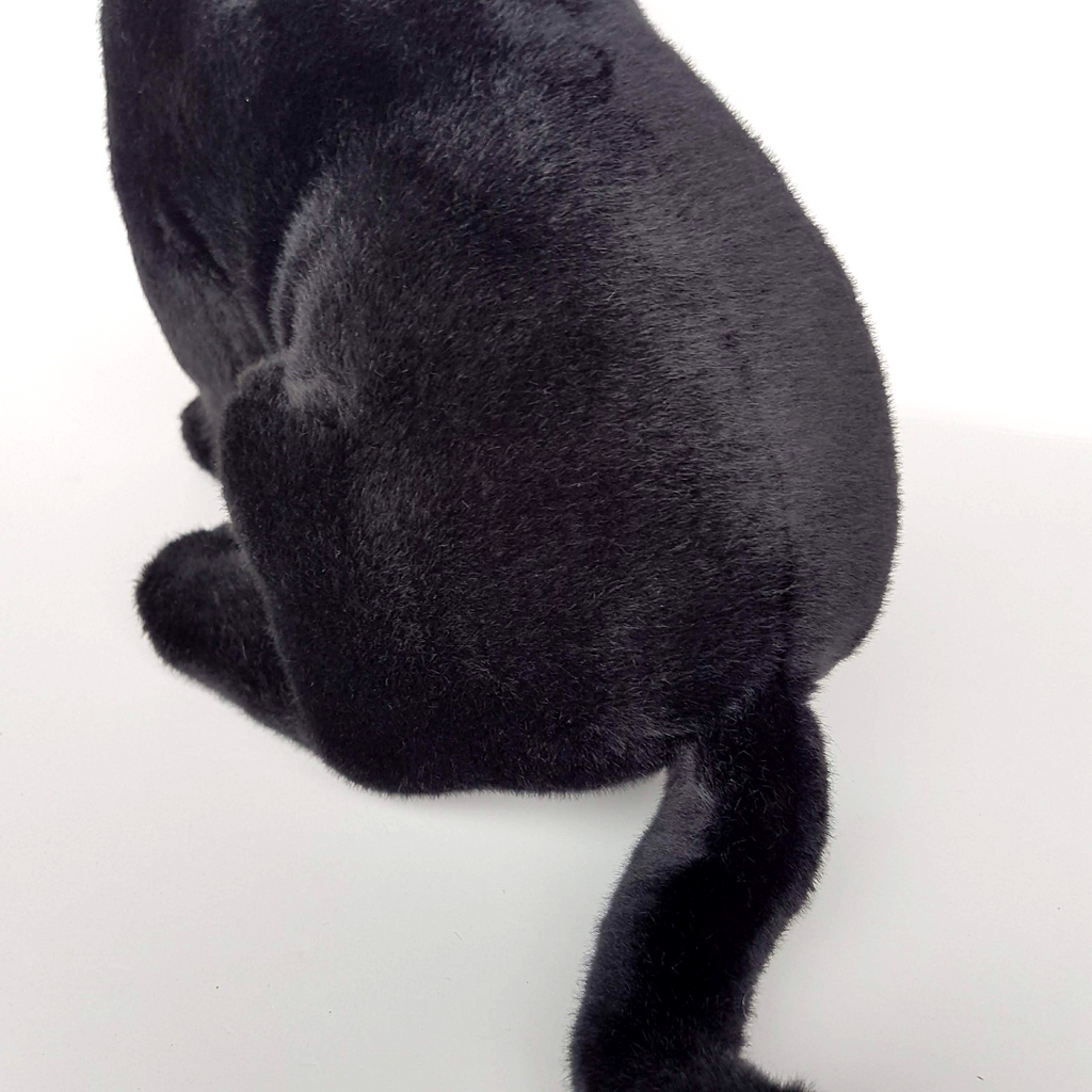 Bocchetta BLACK STAFFY BULL Realistic Dog Plush 30cm Stuffed Animal Soft Toy Pet6