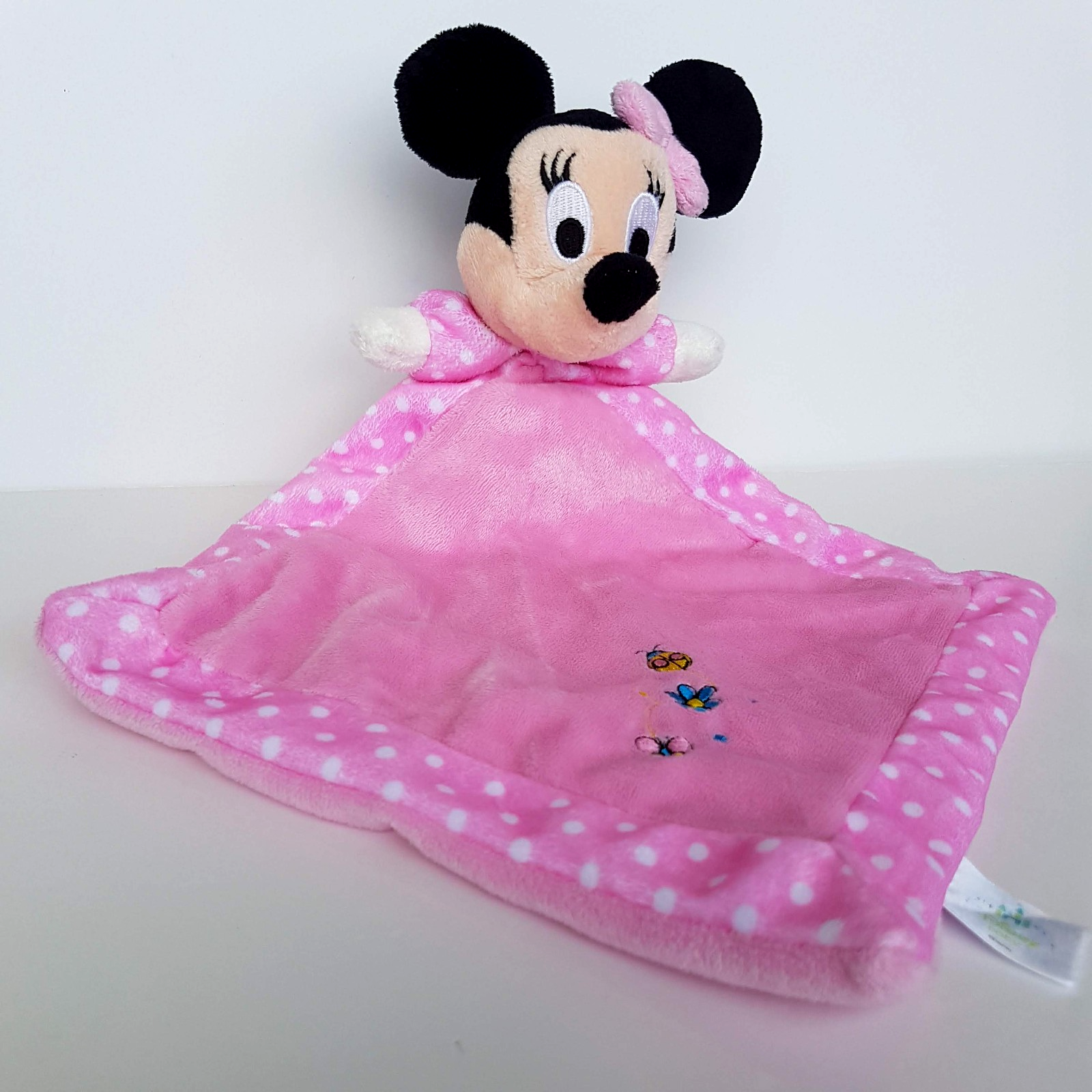 Disney Baby MINNIE MOUSE Baby Lovey Comforter Security Blanket Soft Toy Animal3