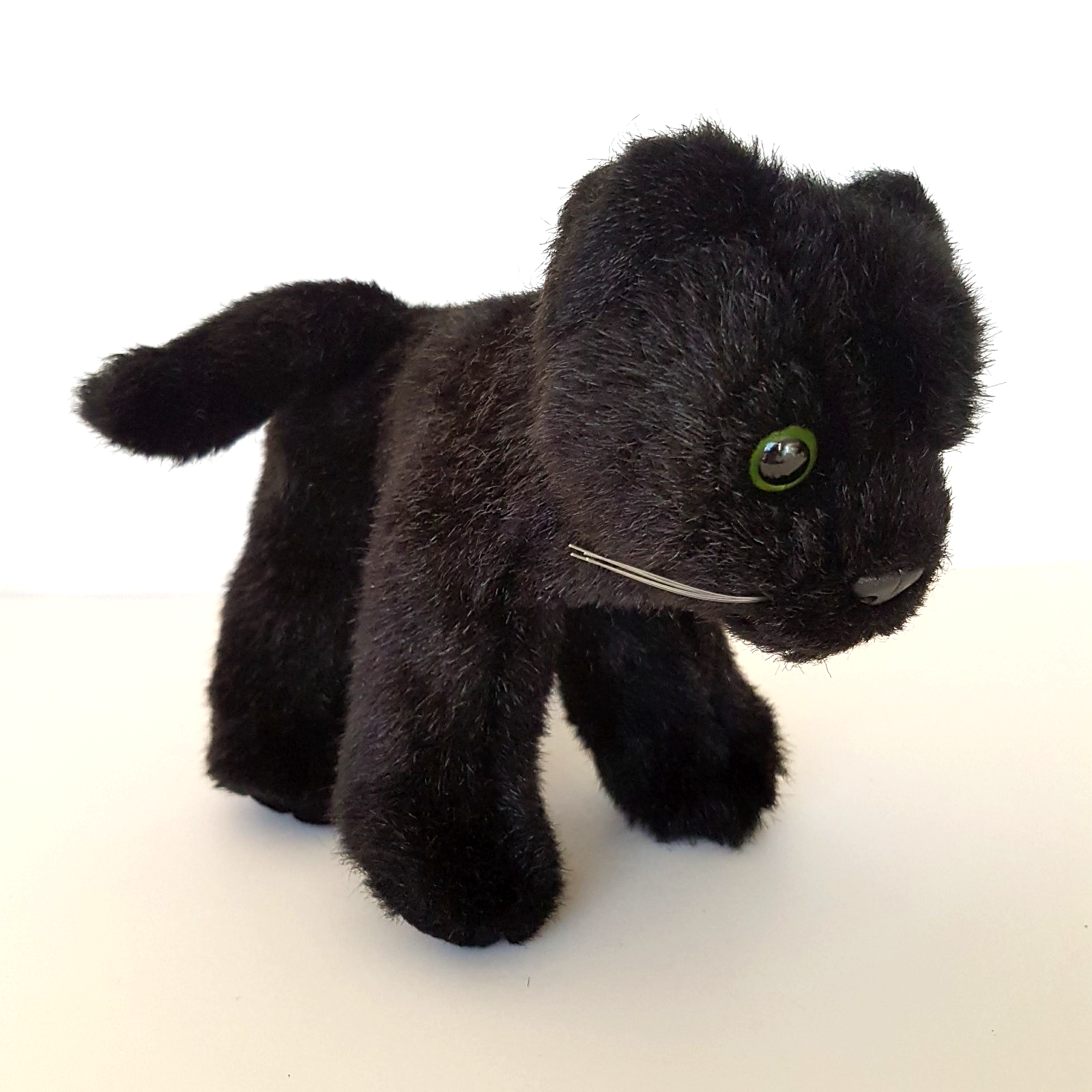 Leosco BLACK PANTHER Wild Cat Plush 15cm Stuffed Animal Korimco Jungle Soft Toy0