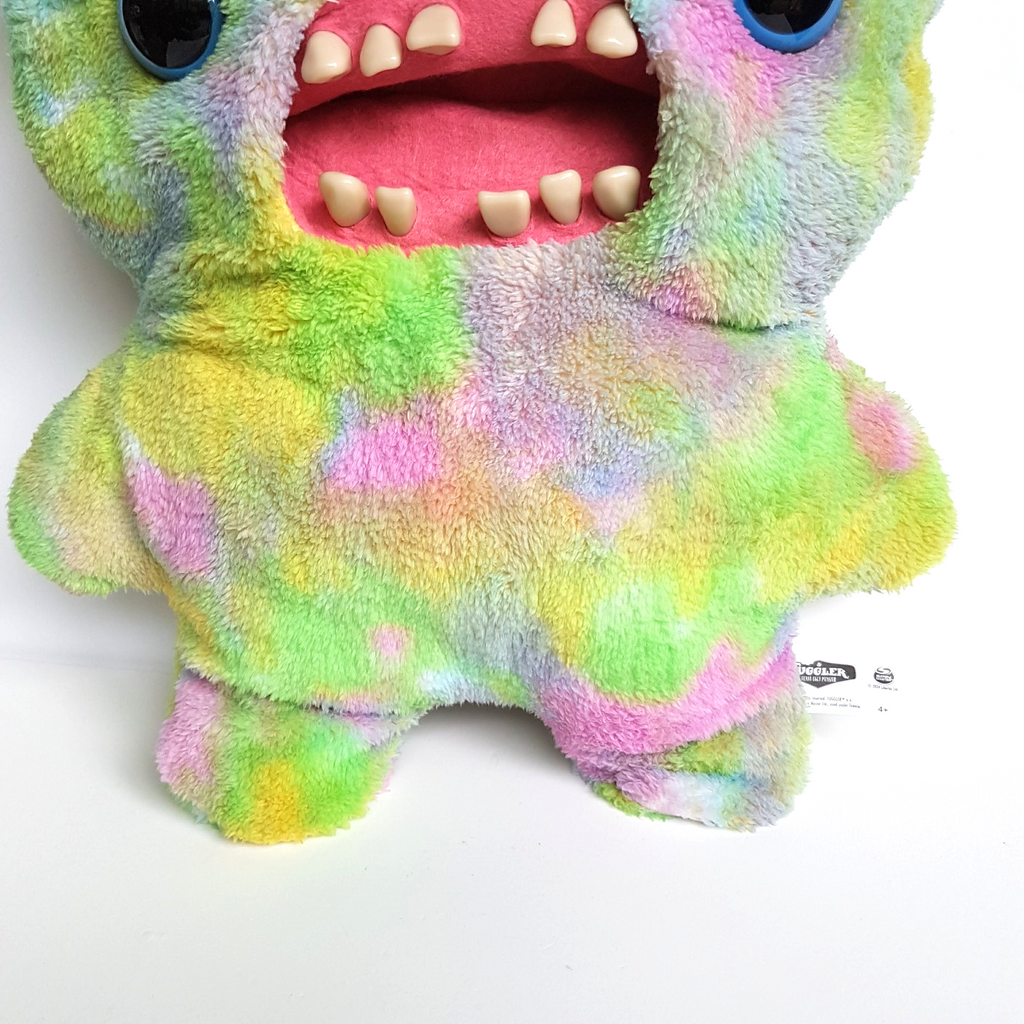 LARGE Fuggler Big Bigg Fugg SCREECH Funny Ugly Monster Soft Toy Tie Die Teeth4