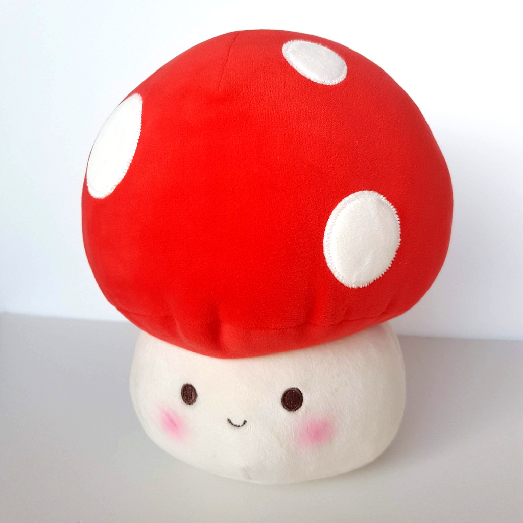 Miniso SPOTTED MUSHROOM Plush 22cm Soft Toy Stuffed Animal Fungi Character Cute2