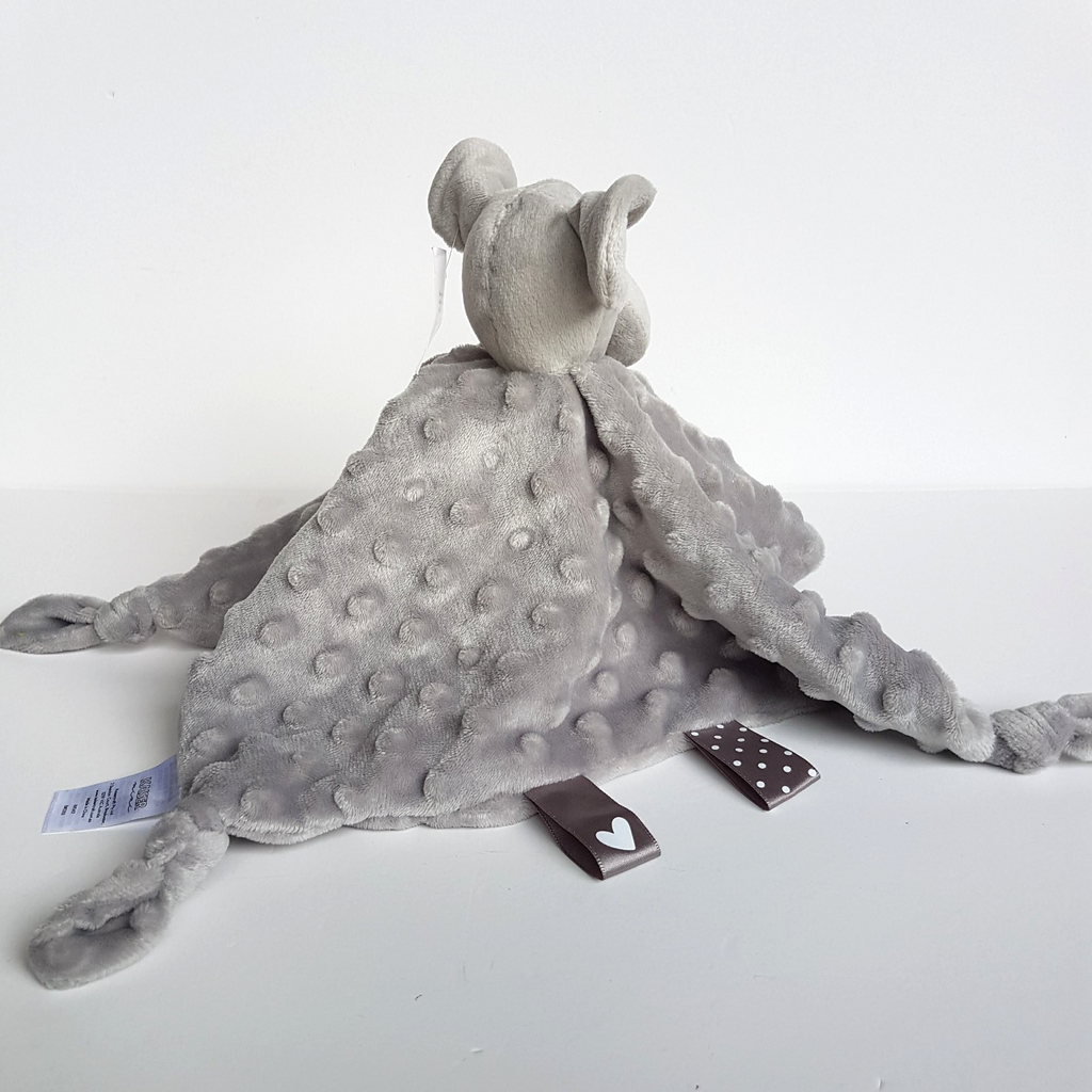 Kaiser Baby GREY ELEPHANT Lovey Plush Security Blanket Comforter Sleep Soft Toy7