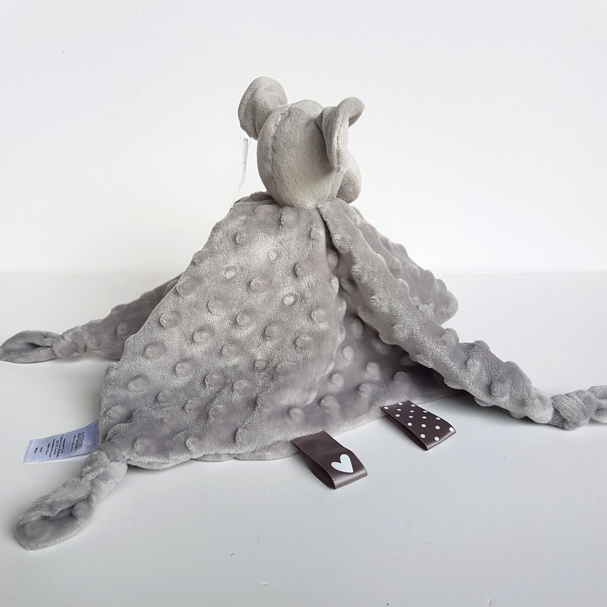 Kaiser Baby GREY ELEPHANT Lovey Plush Security Blanket Comforter Sleep Soft Toy7