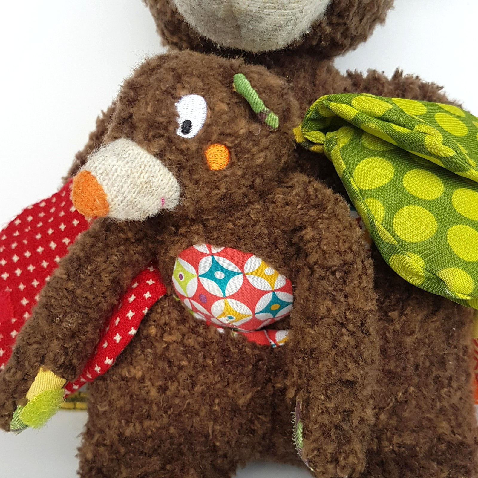 Ebulobo MUM & BABY BEAR Activity 37cm Plush Stuffed Animal Soft Toy Crinkle2