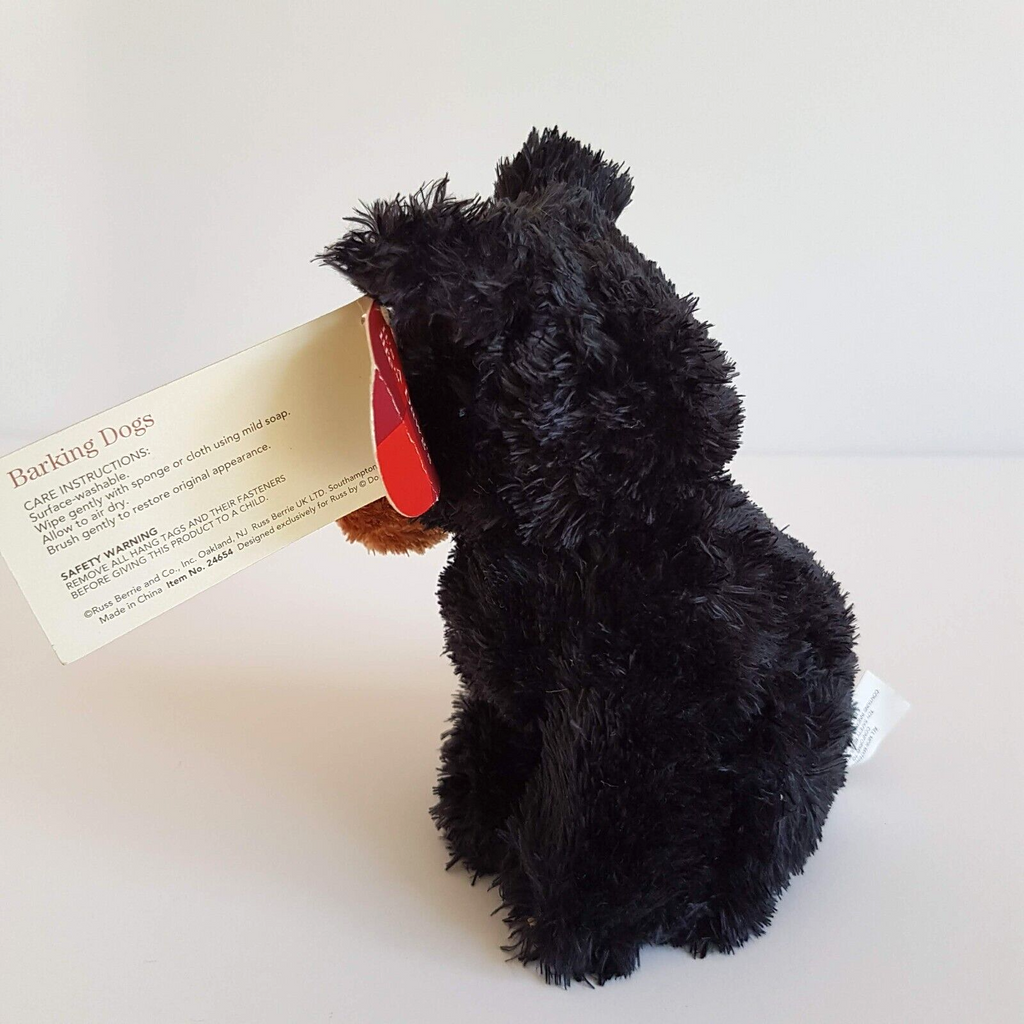 Russ Barking Dogs ROTTWEILER Puppy 5” Plush Stuffed Animal NO SOUND Soft Toy4