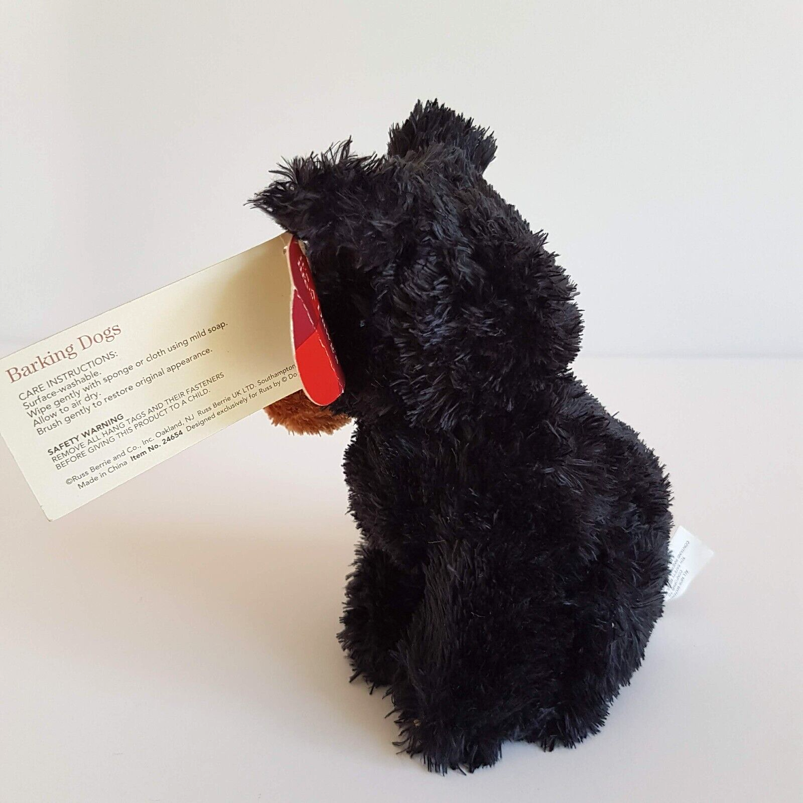 Russ Barking Dogs ROTTWEILER Puppy 5” Plush Stuffed Animal NO SOUND Soft Toy4